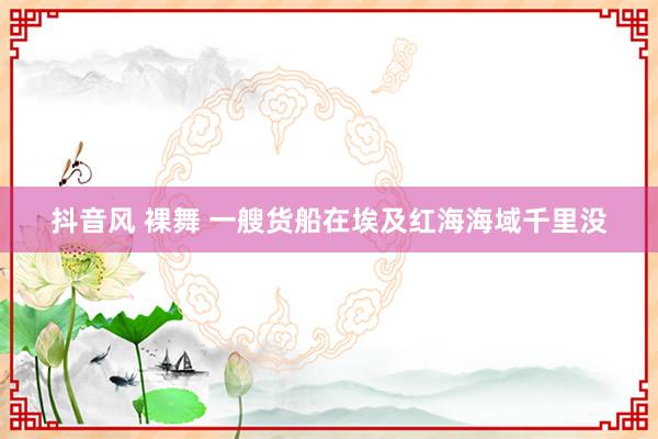 抖音风 裸舞 一艘货船在埃及红海海域千里没