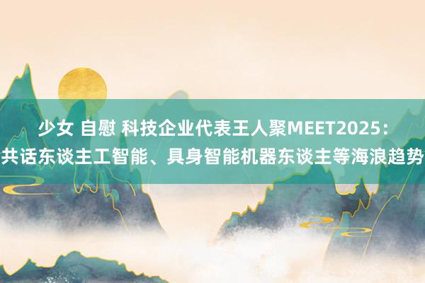 少女 自慰 科技企业代表王人聚MEET2025：共话东谈主工智能、具身智能机器东谈主等海浪趋势
